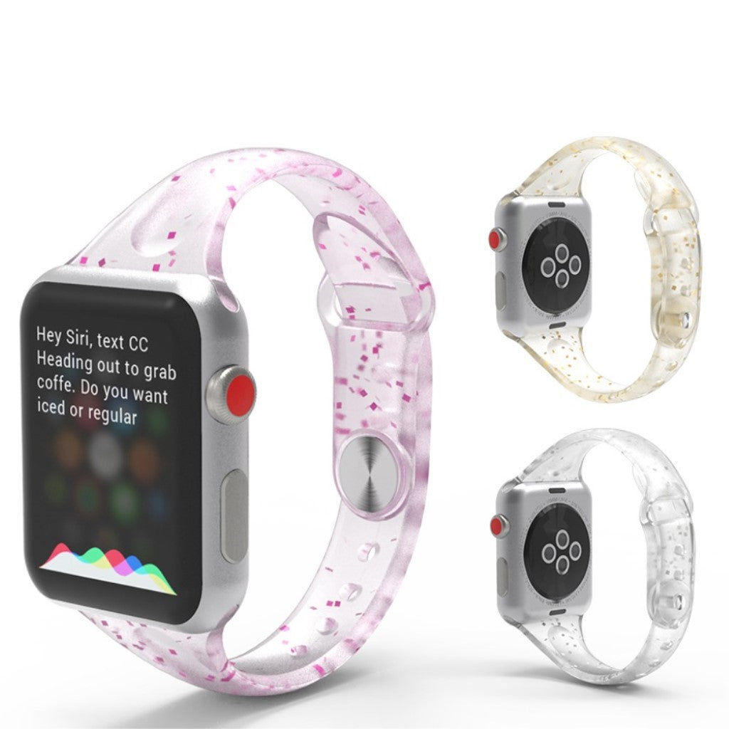 Rigtigt fint Universal Apple Silikone Rem - Pink#serie_1