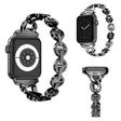 Reizend Apple Watch Series 5 44mm Metall und Strass armband