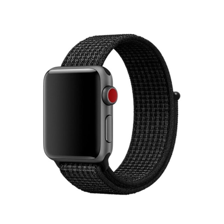 Vildt fantastisk Apple Watch Series 5 44mm Nylon Rem - Sort#serie_1