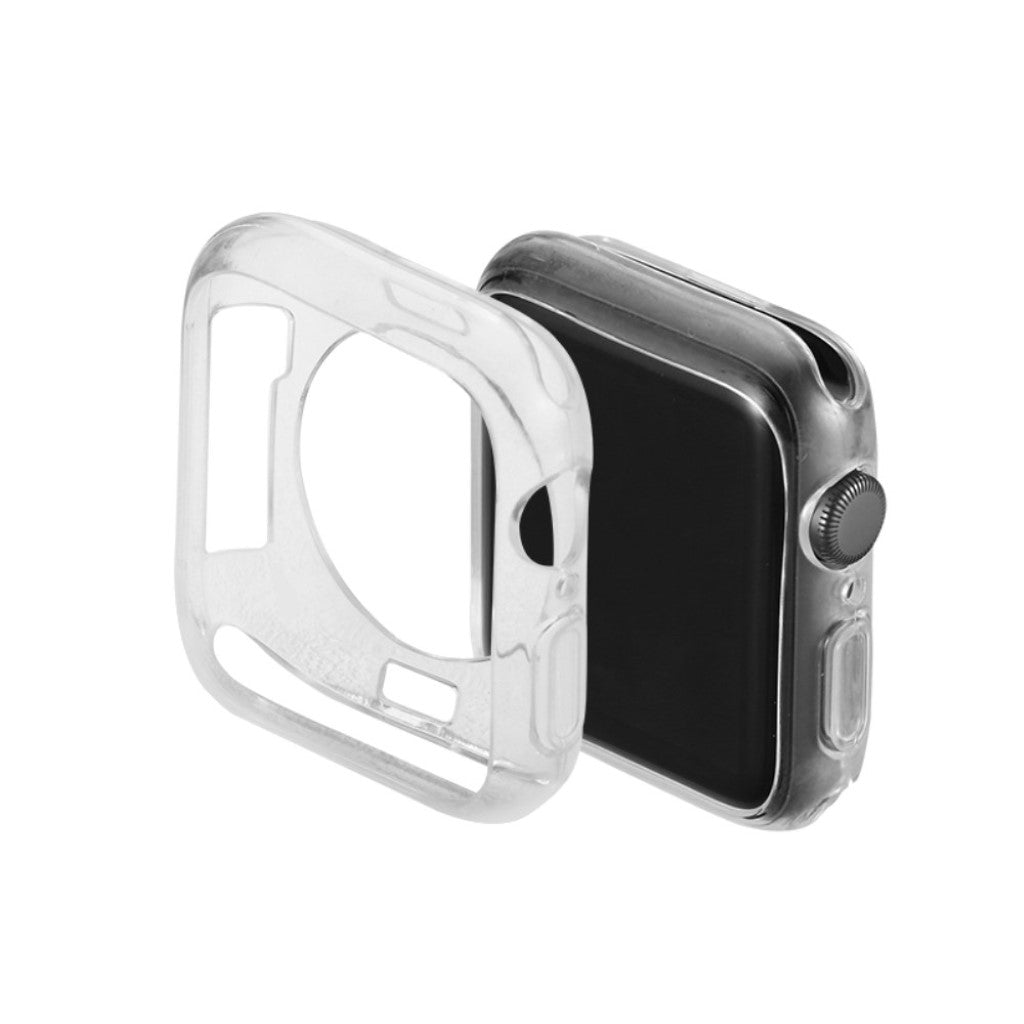 Mega Godt Apple Watch Series 5 44mm Silikone Cover - Gennemsigtig#serie_2