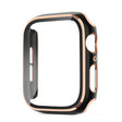 Mega Stylisch Apple Watch Series 6 44mm / Apple Watch Series 5 44mm Universell Hülle mit Displayschutz in Silikon / TPU und Gehärtetes Glas