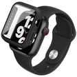 Apple Smartwatch Silikon / TPU Hülle mit armband und Gehärtetes Glas