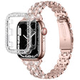 Sehr angenehm Universell Apple Metall und Strass armband
