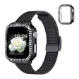 Modisch Universell Apple Metall, Plastik und Strass armband