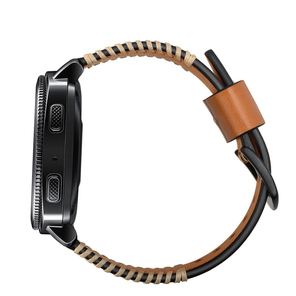 Vildt fantastisk Samsung Gear Sport Ægte læder Rem - Brun#serie_2