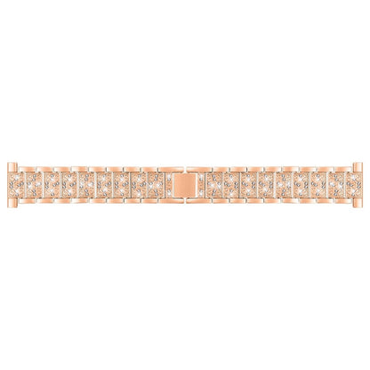 Fint Samsung Galaxy Watch (42mm) Metal og Rhinsten Rem - Guld#serie_3