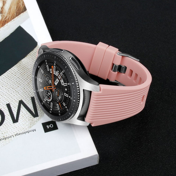 Helt vildt nydelig Samsung Galaxy Watch (46mm) Silikone Rem - Pink#serie_4