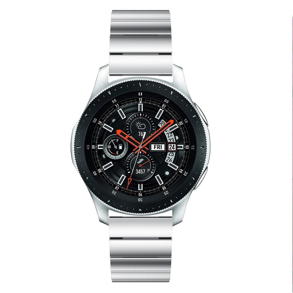 Meget pænt Samsung Galaxy Watch (46mm) Metal Rem - Sølv#serie_176