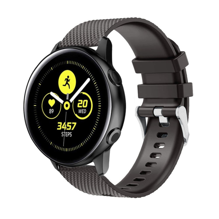 Yndigt Samsung Galaxy Watch Active Silikone Rem - Sort#serie_4