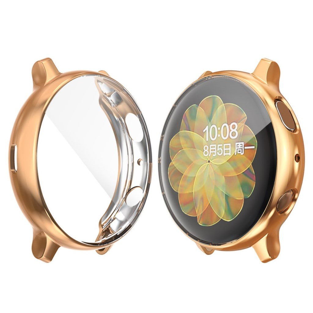 Meget Flot Samsung Galaxy Watch Active 2 - 44mm Silikone Cover - Guld#serie_4