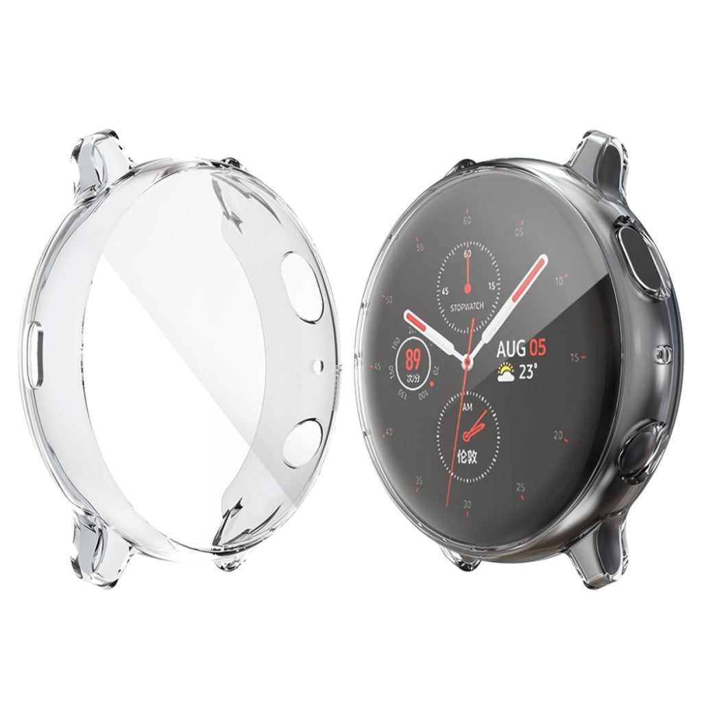 Meget Godt Samsung Galaxy Watch Active 2 - 44mm Silikone Cover - Gennemsigtig#serie_1