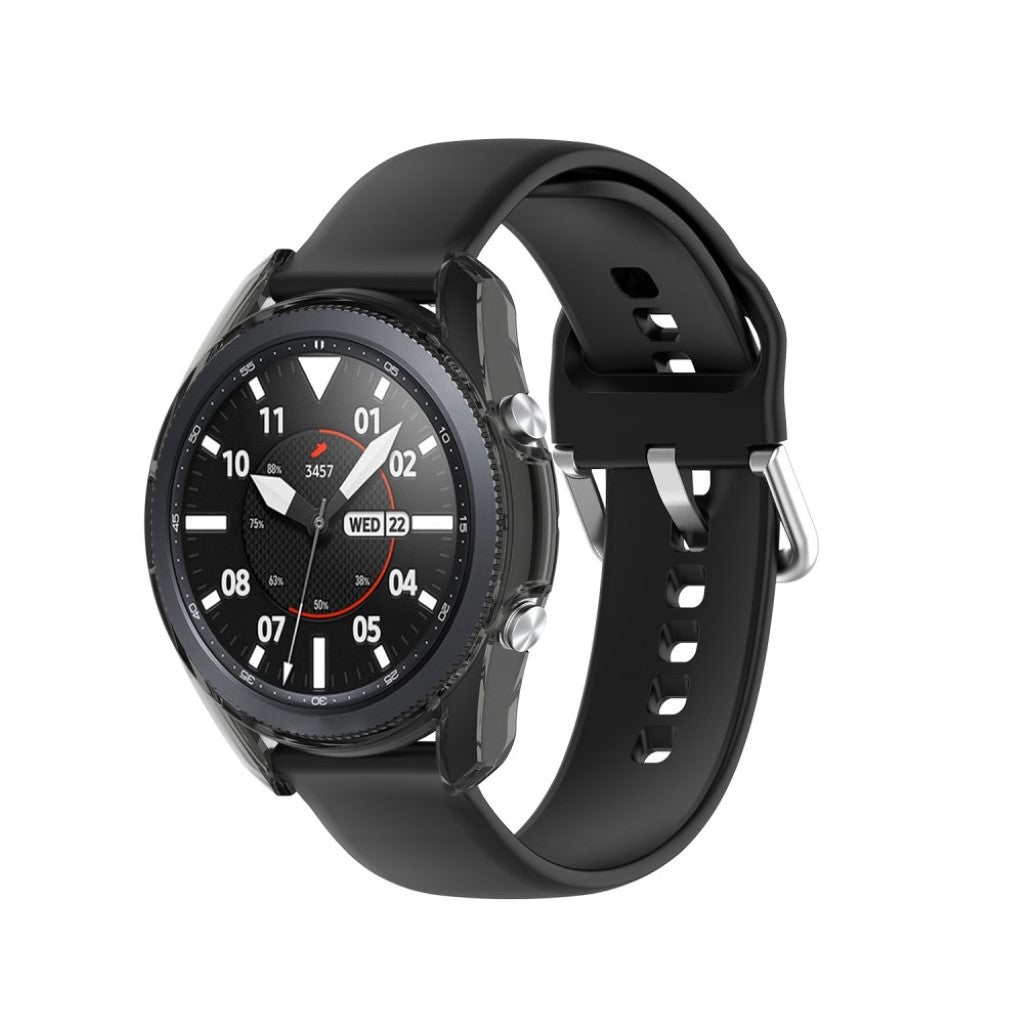 Rigtigt Flot Samsung Galaxy Watch 3 (45mm) Silikone Cover - Sølv#serie_3