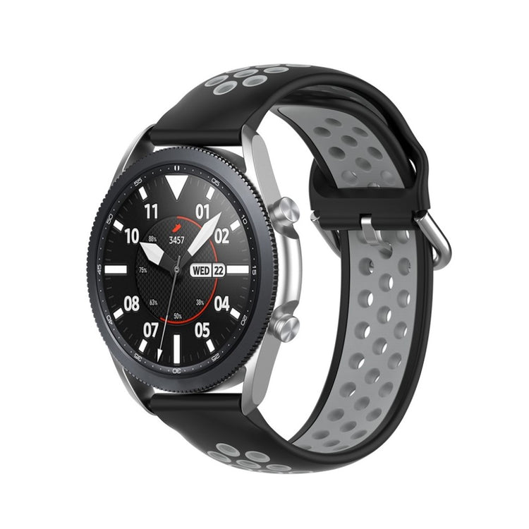 Klassisk Samsung Galaxy Watch 3 (45mm) Silikone Rem - Sort#serie_1