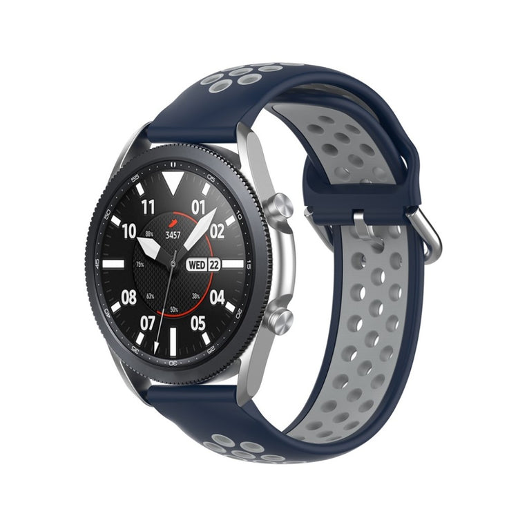 Klassisk Samsung Galaxy Watch 3 (45mm) Silikone Rem - Blå#serie_14
