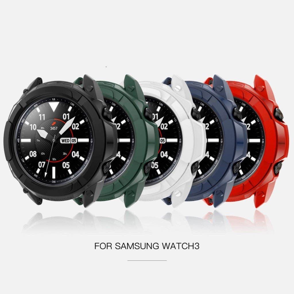 Samsung Galaxy Watch 3 (45mm)  Silikone Bumper  - Sort#serie_3