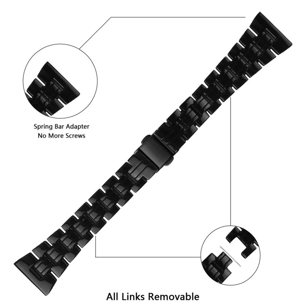 Meget nydelig Samsung Galaxy Watch 3 (41mm)  Rem - Sort#serie_1