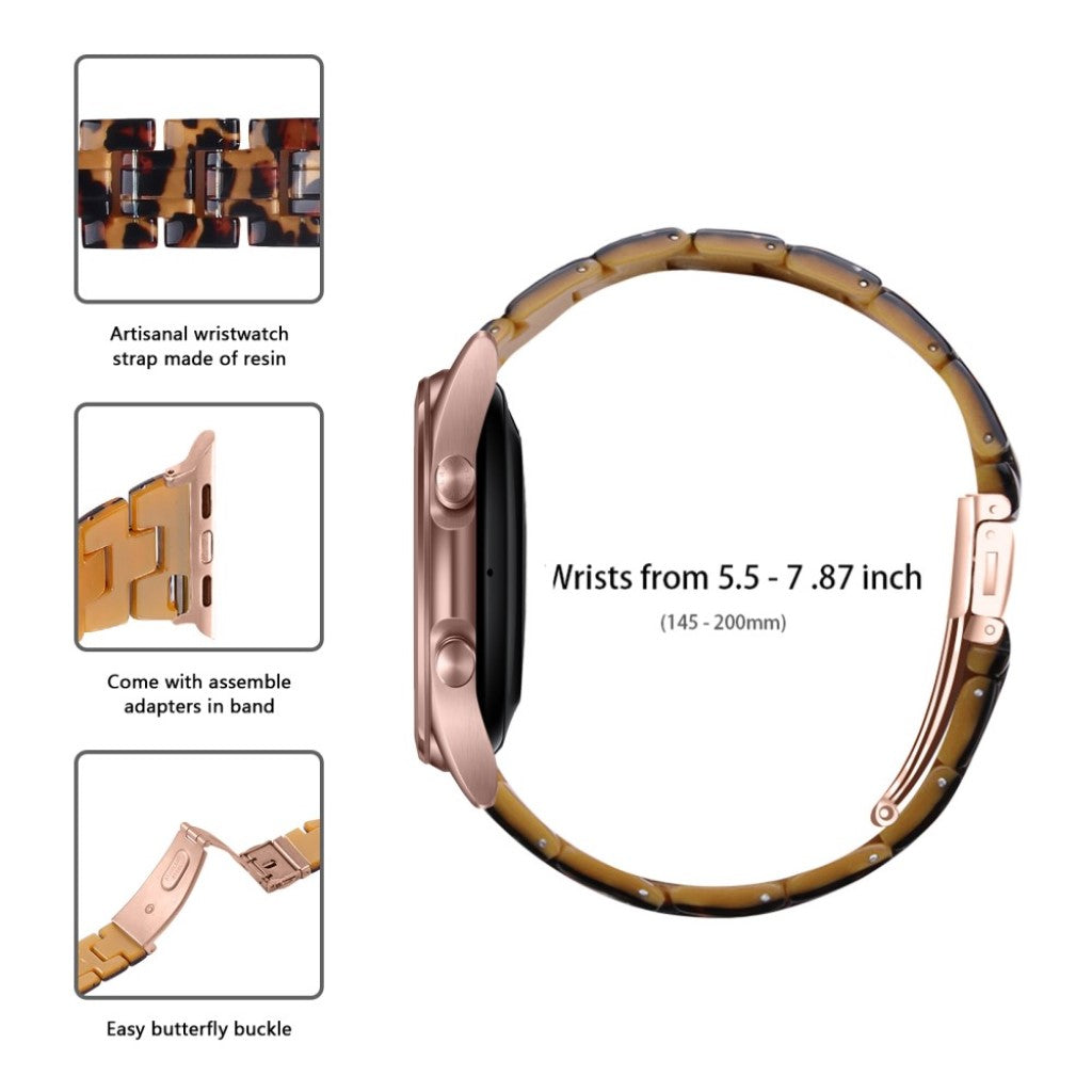Holdbart Samsung Galaxy Watch 3 (41mm)  Rem - Brun#serie_13
