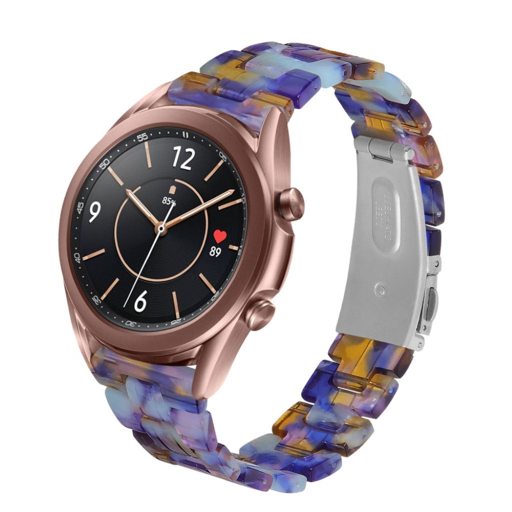 Holdbart Samsung Galaxy Watch 3 (41mm)  Rem - Blå#serie_15