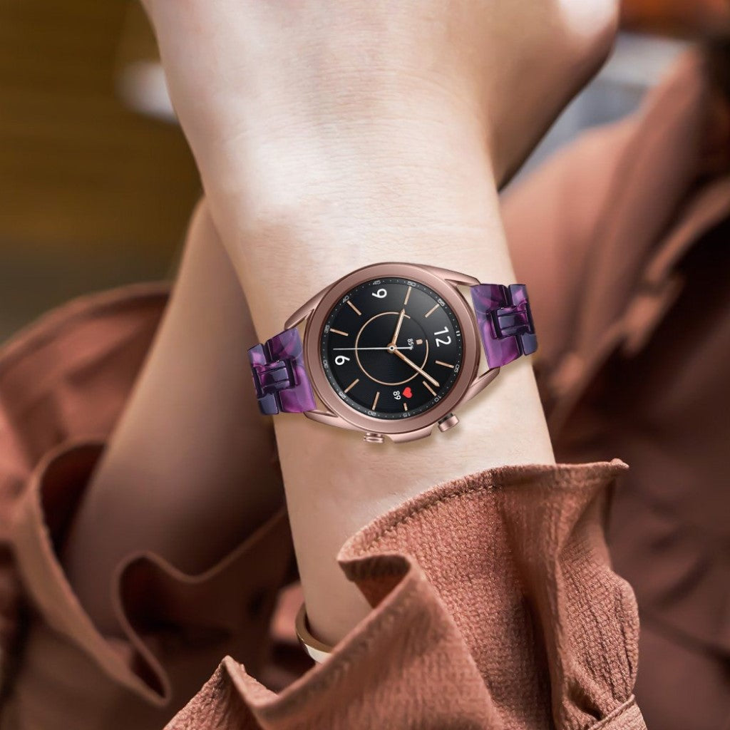 Holdbart Samsung Galaxy Watch 3 (41mm)  Rem - Lilla#serie_18