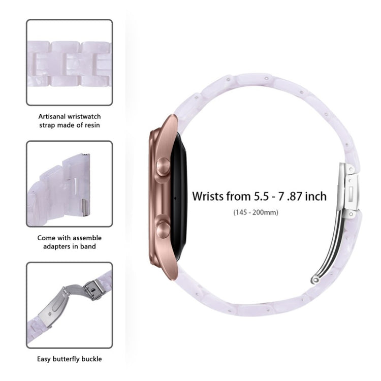 Holdbart Samsung Galaxy Watch 3 (41mm)  Rem - Hvid#serie_3