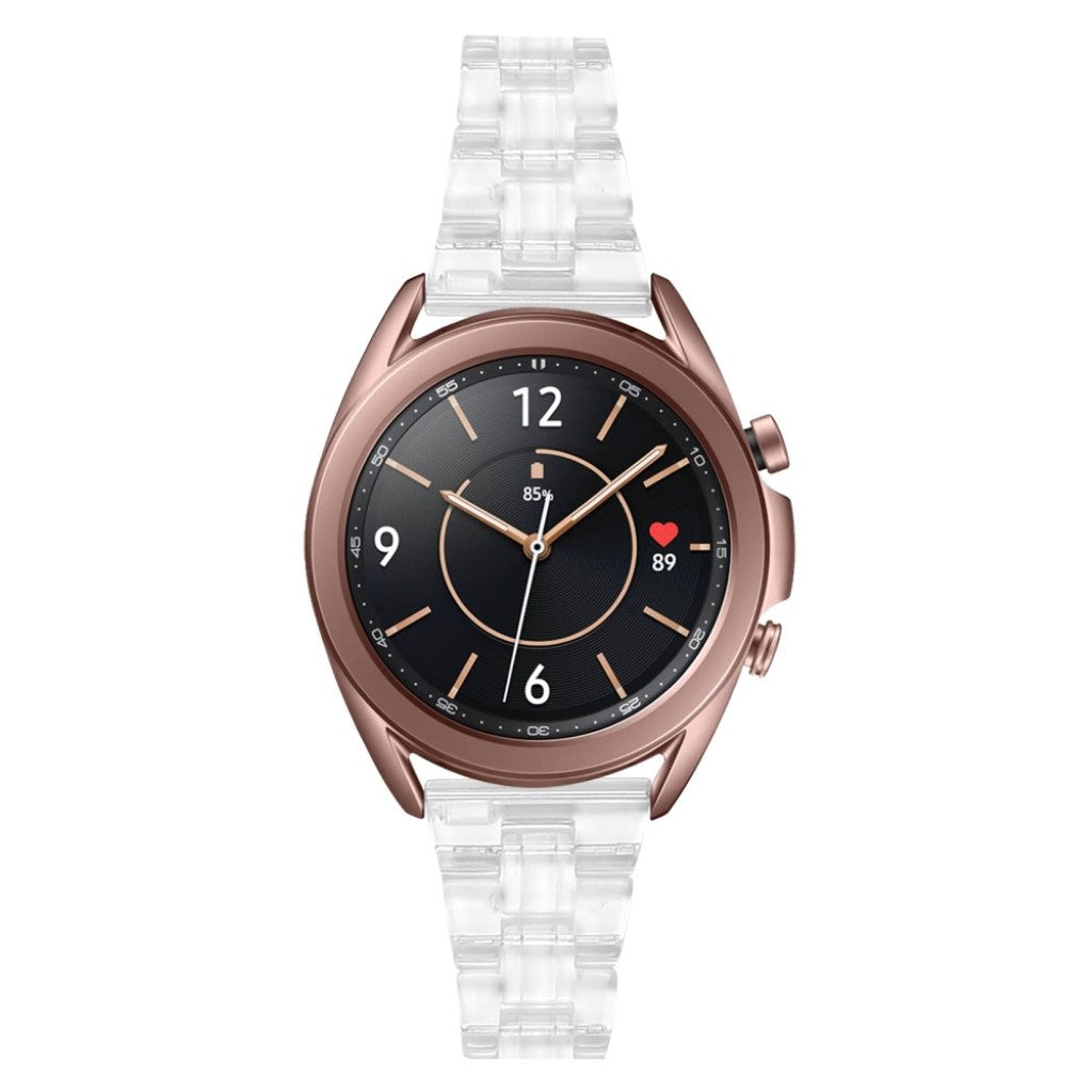 Holdbart Samsung Galaxy Watch 3 (41mm)  Rem - Gennemsigtig#serie_5
