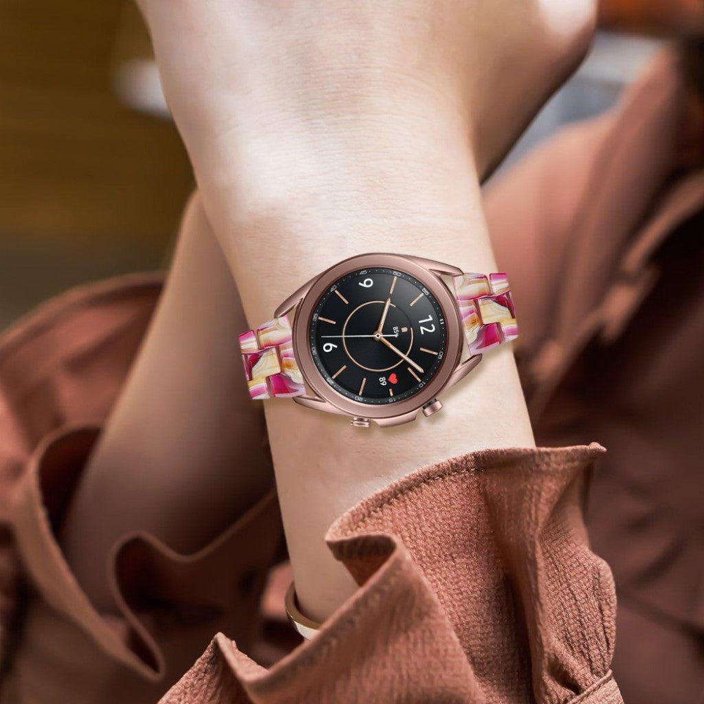 Holdbart Samsung Galaxy Watch 3 (41mm)  Rem - Rød#serie_9