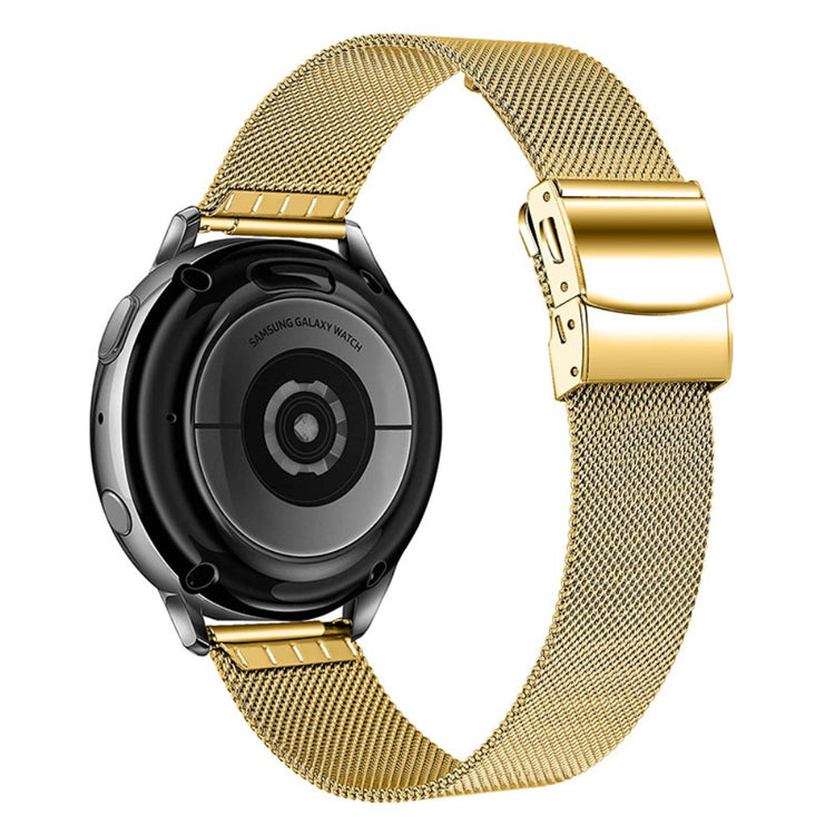 Rigtigt hårdfør Samsung Galaxy Watch 3 (41mm) Metal Rem - Guld#serie_3