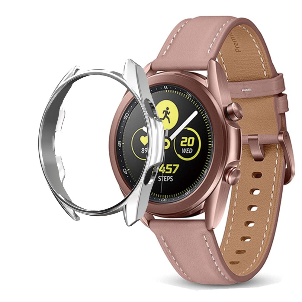 Samsung Galaxy Watch 3 (41mm)  Silikone Bumper  - Sølv#serie_7