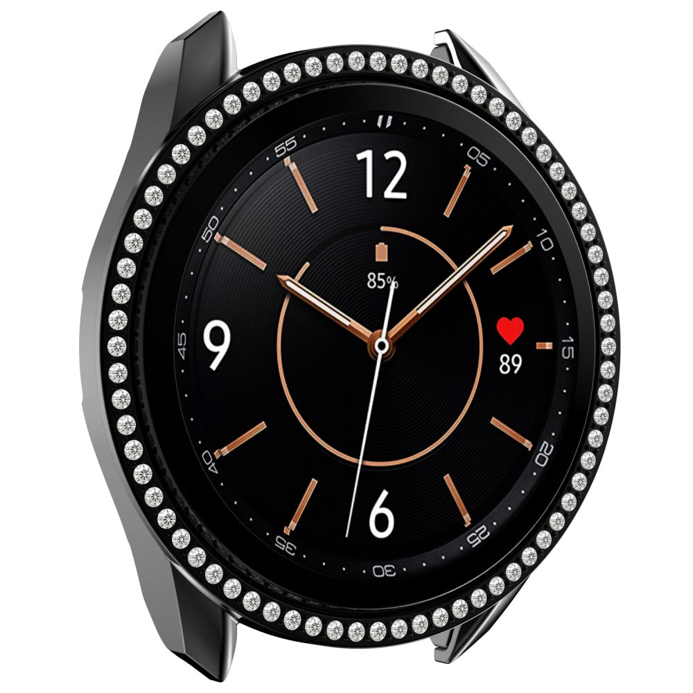 Samsung Galaxy Watch 3 (41mm)  Plastik og Rhinsten Bumper  - Sort#serie_3