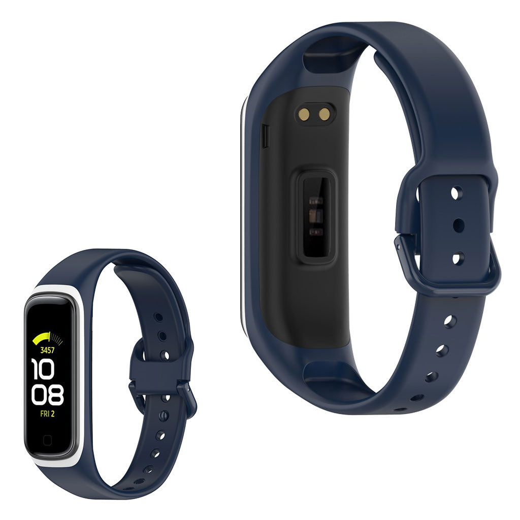 Vildt smuk Samsung Galaxy Fit 2 Silikone Rem - Blå#serie_10