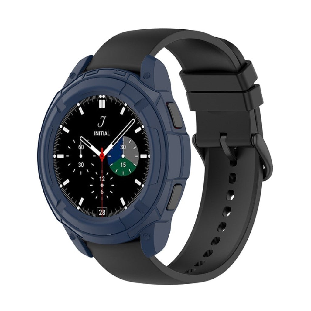 Samsung Galaxy Watch 4 Classic (46mm)  Silikone Bumper  - Blå#serie_4
