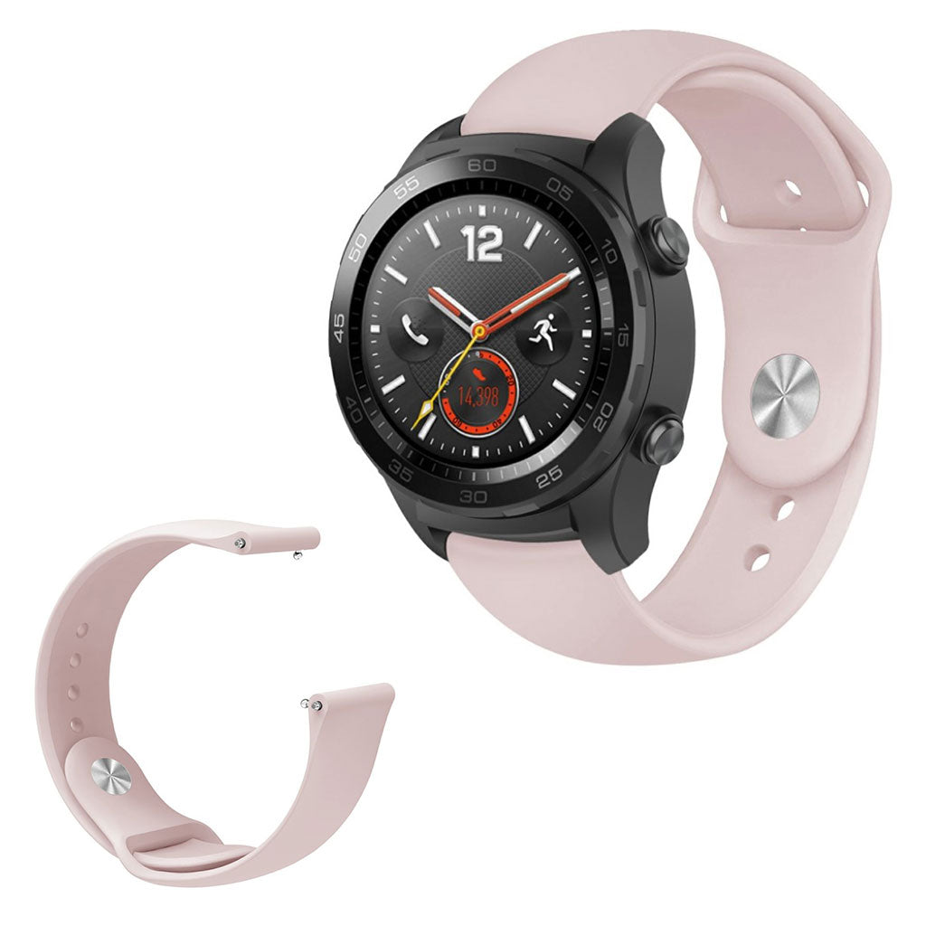 Godt Huawei Watch GT / Huawei Watch Magic Silikone Rem - Pink#serie_4