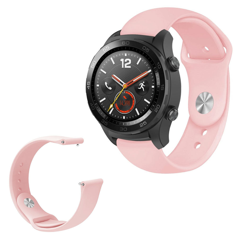 Godt Huawei Watch GT / Huawei Watch Magic Silikone Rem - Pink#serie_8