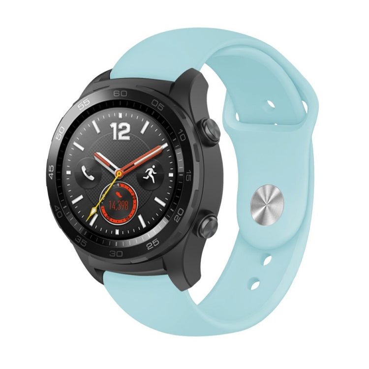 Godt Huawei Watch GT / Huawei Watch Magic Silikone Rem - Blå#serie_9