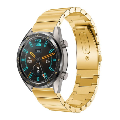 Vildt hårdfør Huawei Watch GT Metal Rem - Guld#serie_2