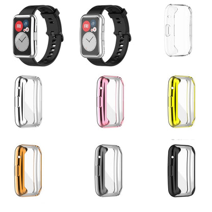 Vildt Fed Huawei Watch Fit Silikone Cover - Sort#serie_1