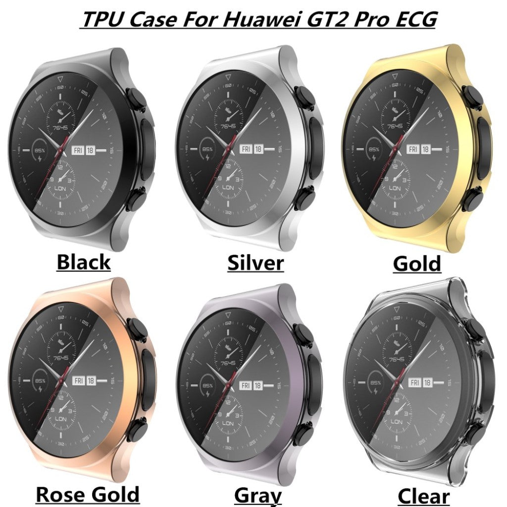 Vildt Fed Huawei Watch GT 2 Pro Silikone Cover - Guld#serie_1