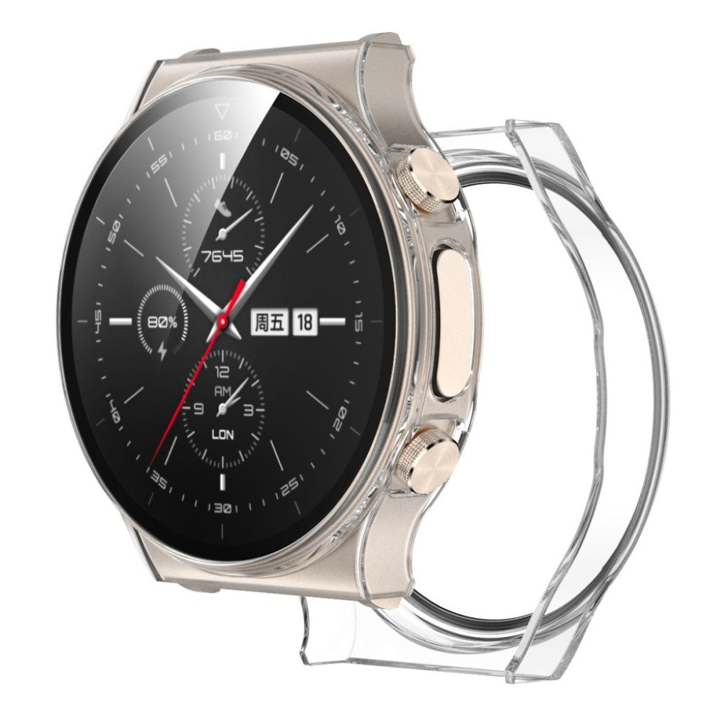 Fint Huawei Watch GT 2 Pro Plastik og Glas Cover - Gennemsigtig#serie_5