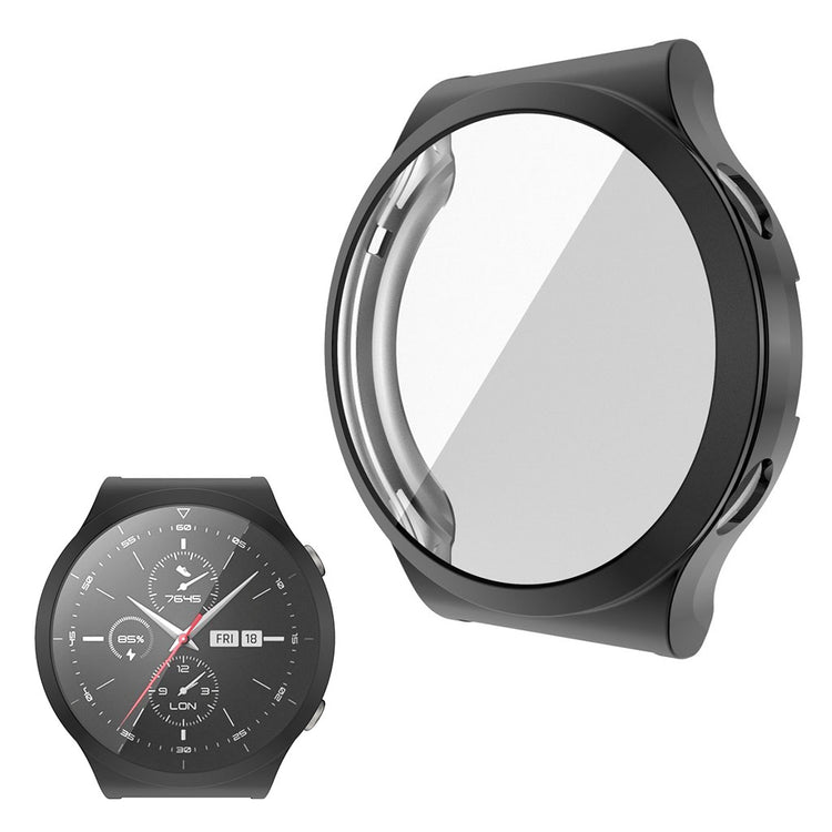 Super Fed Huawei Watch GT 2 Pro Silikone Cover - Sort#serie_1