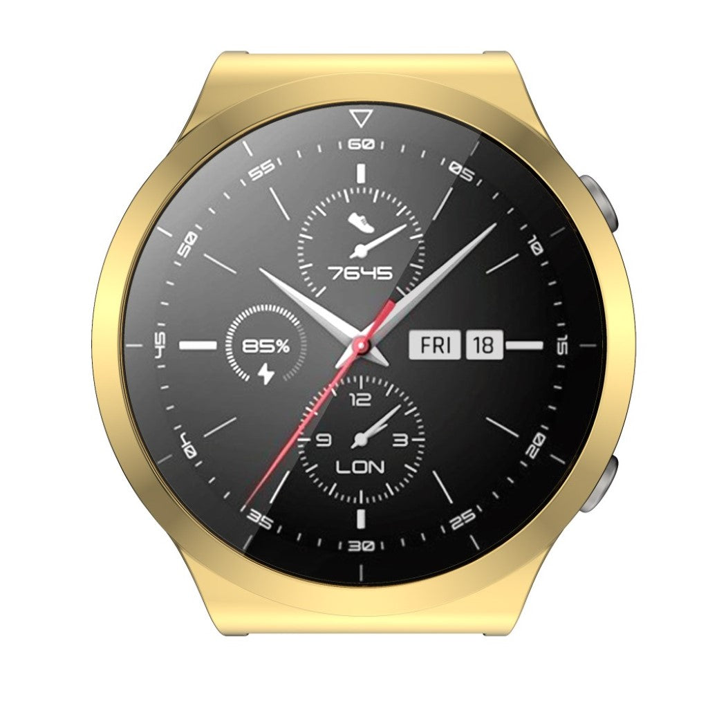 Super Fed Huawei Watch GT 2 Pro Silikone Cover - Guld#serie_3