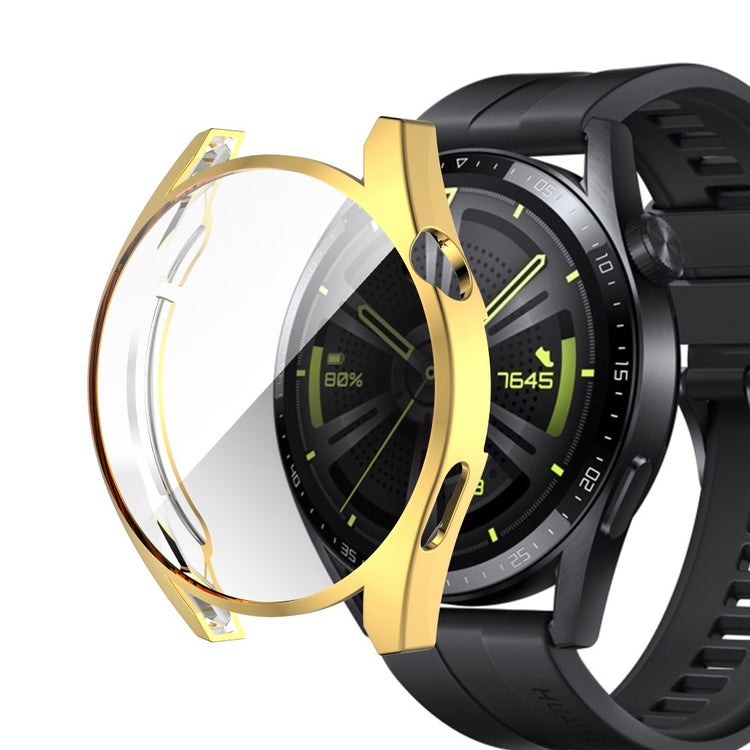 Flot Huawei Watch GT 3 (42mm) Silikone Cover - Guld#serie_3