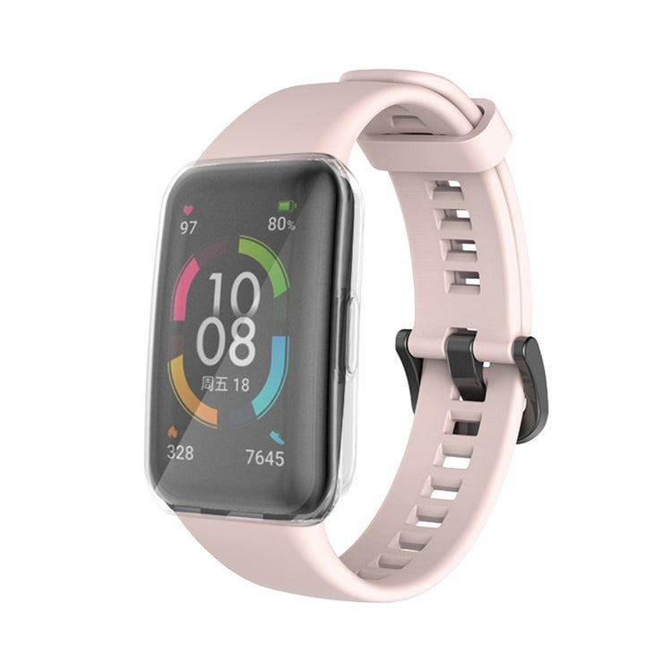 Super sejt Huawei Band 6 Silikone Urrem - Pink#serie_5