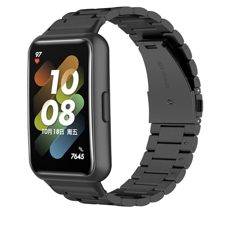 Fantastisk Huawei Band 7 Metal Urrem - Sort#serie_026