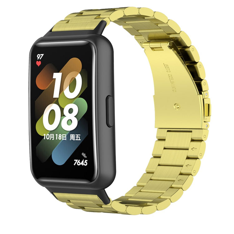 Fantastisk Huawei Band 7 Metal Rem - Guld#serie_1