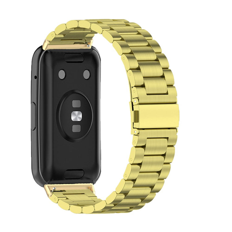 Meget holdbart Huawei Watch Fit 2 Silikone Rem - Guld#serie_5