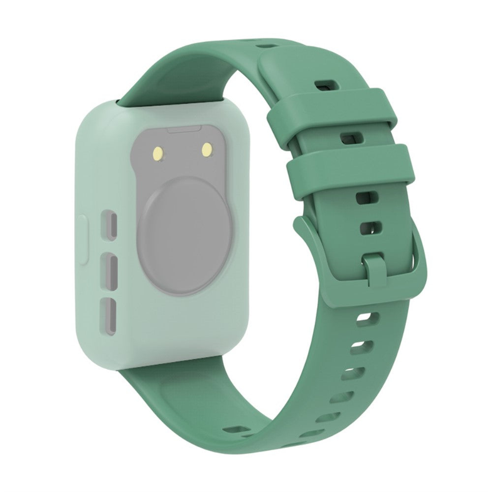 Huawei Watch Fit 2  Silikone Bumper  - Grøn#serie_8