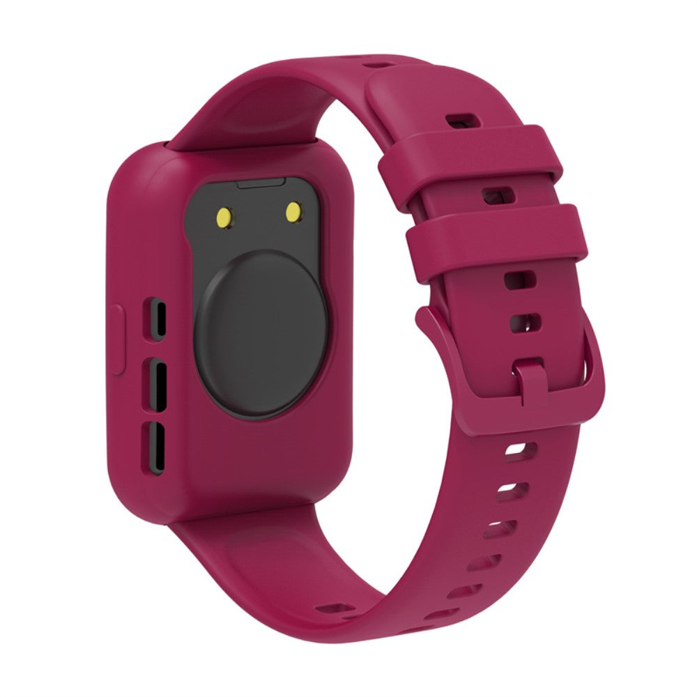 Huawei Watch Fit 2  Silikone Bumper  - Rød#serie_9