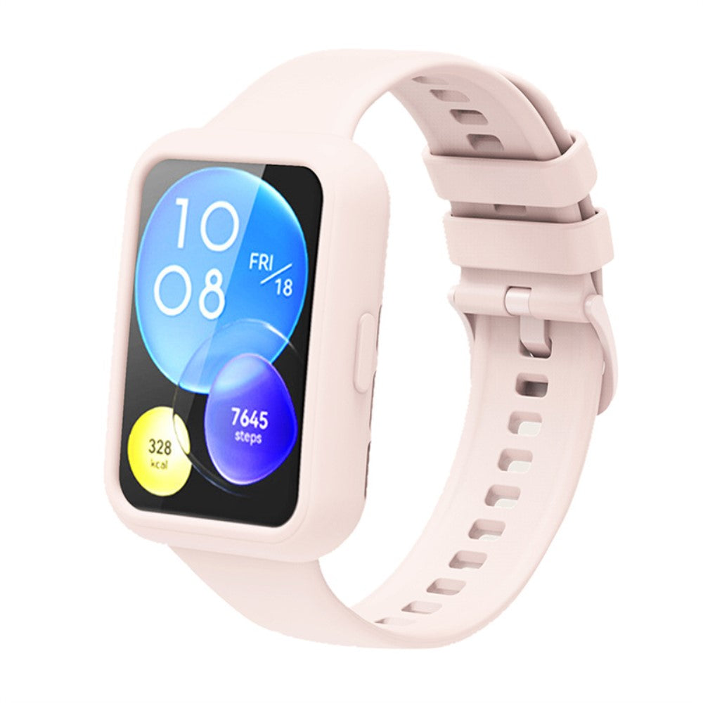 Super fint Huawei Watch Fit 2 Silikone Rem - Pink#serie_9