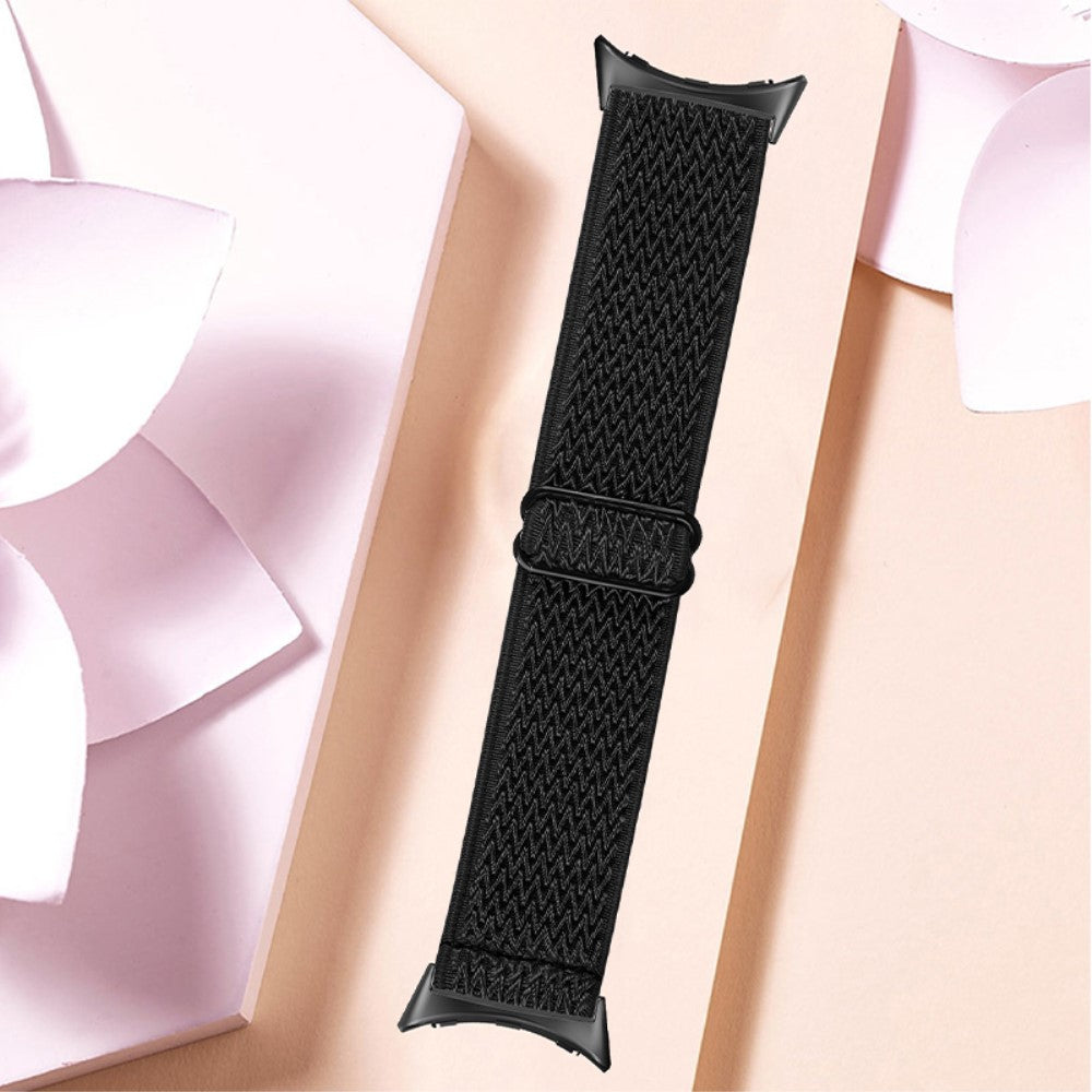 Rigtigt sejt Google Pixel Watch Nylon Rem - Sort#serie_5