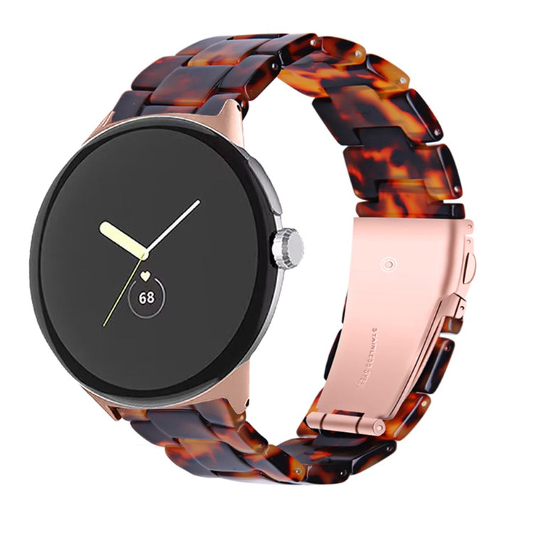 Super pænt Google Pixel Watch Plastik Rem - Brun#serie_9